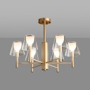 Loft Industry Modern - Glass Mushrooms Chandelier